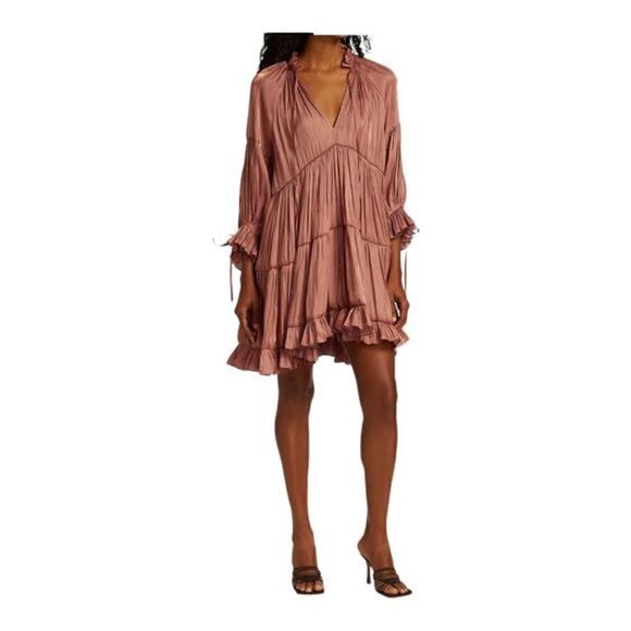 CINQ a Sept Phyllis Peasant Dress Size 0 NWT - Picture 1 of 5